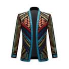 Blazer De Veludo Masculino Com Bordado Pesado Para Performance Em Nightclubs E Bares, Traje De Dança Blazer De Veludo Masculino Com Bordado Pesado Para Performance Em Nightclubs E Bares, Traje De Dança