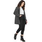 Blazer Ellus Listrado Preto/Branco Blazer Ellus Listrado Preto/Branco
