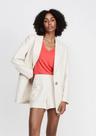 Blazer em alfaiataria bege dzarm / tam : m