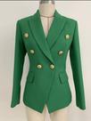 Blazer Feminino Acinturado verde tam M Blazer Feminino Acinturado verde tam M