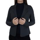 Blazer Feminino Autenticada Montaria Cinza Escuro - 7610