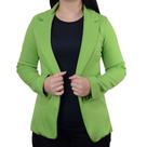 Blazer Feminino Champagne Ponto Roma Verde Fauna - 23100123