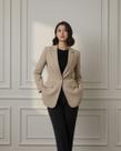 Blazer Feminino Cherry - Cor Mocha Mousse P Blazer Feminino Cherry - Cor Mocha Mousse P