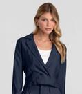 Blazer Feminino Cropped Alfaiataria Dianna Azul