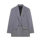 Blazer Feminino De Botões Duplos Com Bolso, Manga Longa, Casual E Elegante Para Escritório, Casaco Blazer Feminino De Botões Duplos Com Bolso, Manga Longa, Casual E Elegante Para Escritório, Casaco