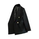 Blazer Feminino Elegante Transpassado Moda Coreana Primavera Outono Casaco De Terno Liso Jaqueta De