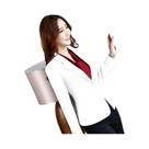 Blazer Feminino Estilo Coreano Slim Fit Manga Longa Cor Sólida Preto Branco Casual Jaqueta De Blazer Feminino Estilo Coreano Slim Fit Manga Longa Cor Sólida Preto Branco Casual Jaqueta De