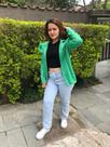 Blazer feminino manga longa