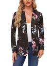 Blazer feminino MINTLIMIT com botão floral preto XL