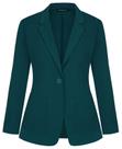 Blazer feminino MINTLIMIT, lapela entalhada, aberta, verde M Blazer feminino MINTLIMIT, lapela entalhada, aberta, verde M