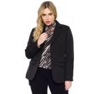 Blazer feminino sarjado plus size - lisamour