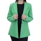 Blazer Feminino Seiki Alfaiataria Verde Folha - 41022 Blazer Feminino Seiki Alfaiataria Verde Folha - 41022
