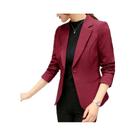 Blazer Feminino Slim Fit Preto Com Bolsos Para Escritório E Trabalho