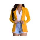Blazer Feminino Solto Formal 2024 Para Escritório Com Bolsos