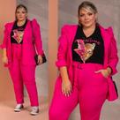 Blazer linho com elastano Blazer linho com elastano