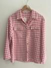 Blazer linho rosa TAM G Florence