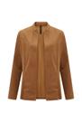 Blazer Malha Lunender Alfaiataria Caramelo