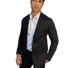 Blazer Masculino esporte Fino Zip Off - Preto - GG