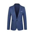 Blazer Masculino Slim Fit Antirrugas Sem Necessidade De Passar a Ferro, Casual De Negócios, Moderno, Blazer Masculino Slim Fit Antirrugas Sem Necessidade De Passar a Ferro, Casual De Negócios, Moderno,
