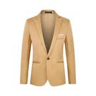 Blazer Masculino Slim Fit Antirrugas Sem Necessidade De Passar a Ferro Para Verão Casual E De