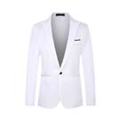 Blazer Masculino Slim Fit Antirrugas Sem Necessidade De Passar a Ferro Para Verão Casual E De Blazer Masculino Slim Fit Antirrugas Sem Necessidade De Passar a Ferro Para Verão Casual E De