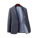 Blazer Masculino Slim Fit De Cor Sólida Para Negócios E Casamentos Estilo Britânico Moda Para