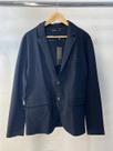 Blazer Masculino Tecido Fit Ponto Roma Dalila Preta Ezutus Ref:05846