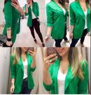 Blazer Maxi Alongado Neopreme Feminino Acinturado Moda Tendência Diversas Cores P.M.G.GG