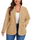 Blazer MINTLIMIT Business Casual Plus Size para mulheres