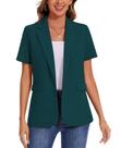 Blazer MINTLIMIT com botão frontal de manga curta para mulheres Blazer MINTLIMIT com botão frontal de manga curta para mulheres