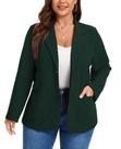 Blazer MINTLIMIT feminino para trabalho casual, escritório de negócios, 4GG, verde