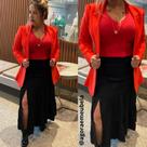 Blazer montaria vermelho