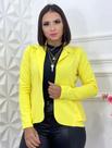 Blazer Neopreme Clássico Feminino Elegante Tendência Moda inverno Verão Charmosa