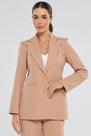 Blazer PKS Alfaiataria Intermediário Social Bege Blazer PKS Alfaiataria Intermediário Social Bege