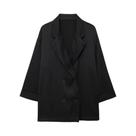 Blazer Retro Feminino Com Dupla Abotoadura E Calças De Cintura Alta Com Cadarço, Conjunto De 2 Peças
