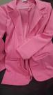 Blazer rosa alfaiataria