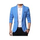 Blazer Slim Fit Masculino plus Size, Jaqueta De Terno Em Preto, Azul E Vermelho, Tamanhos De L a