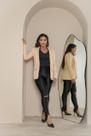 Blazer Social em Alfaiataria com Bolso Falso Lateral
