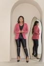 Blazer Social em Alfaiataria com Bolso Falso Lateral