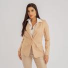 Blazer susie alongado jeans feminino Blazer susie alongado jeans feminino