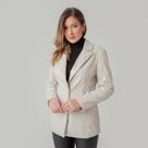 Blazer susie couro feminino elegante