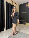 Blazer Variado - Preto