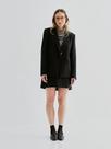 Blazer Via Lessa Marselha Alfaiataria Alongado Preto