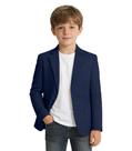 Blazer Yavakoor Boy, casaco esportivo leve, fino, azul marinho