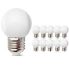 Blazers noturnos LED Mood Light Bulb E27 E26 1W 3000K, pacote com 10