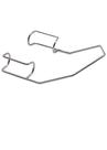 Blefarostato Oftalmologico Barraquer 3cm e 4cm