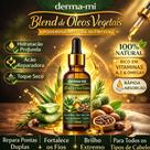 Blend capilar óleo Vegetal 30ml ojon-alecrim-babosa e mamona Crescimento, Hidratação Profunda, Antif
