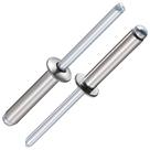 Blind Pro Rivets Wensilon 150 unidades de aço inoxidável 3/16x1
