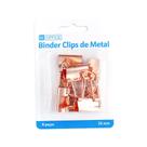 Blinder Clip Metálico Le Rosé 25mm com 8 Unidades Blinder Clip Metálico Le Rosé 25mm com 8 Unidades