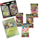 Blister Quadruplo Equilíbrio Perfeito Pokémon 4 Blisters Chikorita Portugues Copag